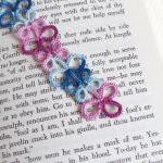 Blue Pink Lace Bookmark In ..