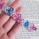 Blue Pink Lace Bookmark In ..