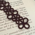 Brown Bookmark In Tatting