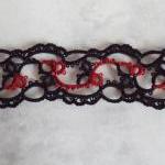 Gothic Black Red Lace Bookm..