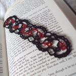 Gothic Black Red Lace Bookm..