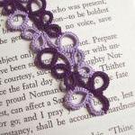 Two-tone Purple Tatted Lace..