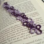 Two-tone Purple Tatted Lace..
