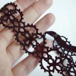 Gothic Beaded Lace Choker