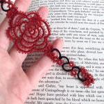 Gothic Bookmark In Tatting