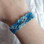 Turquoise Lace Bracelet